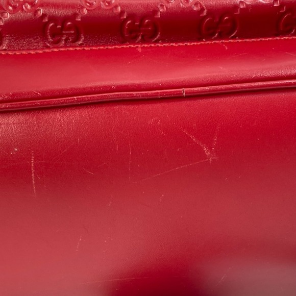 GUCCI Authentic Red Leather Backpack main image 15